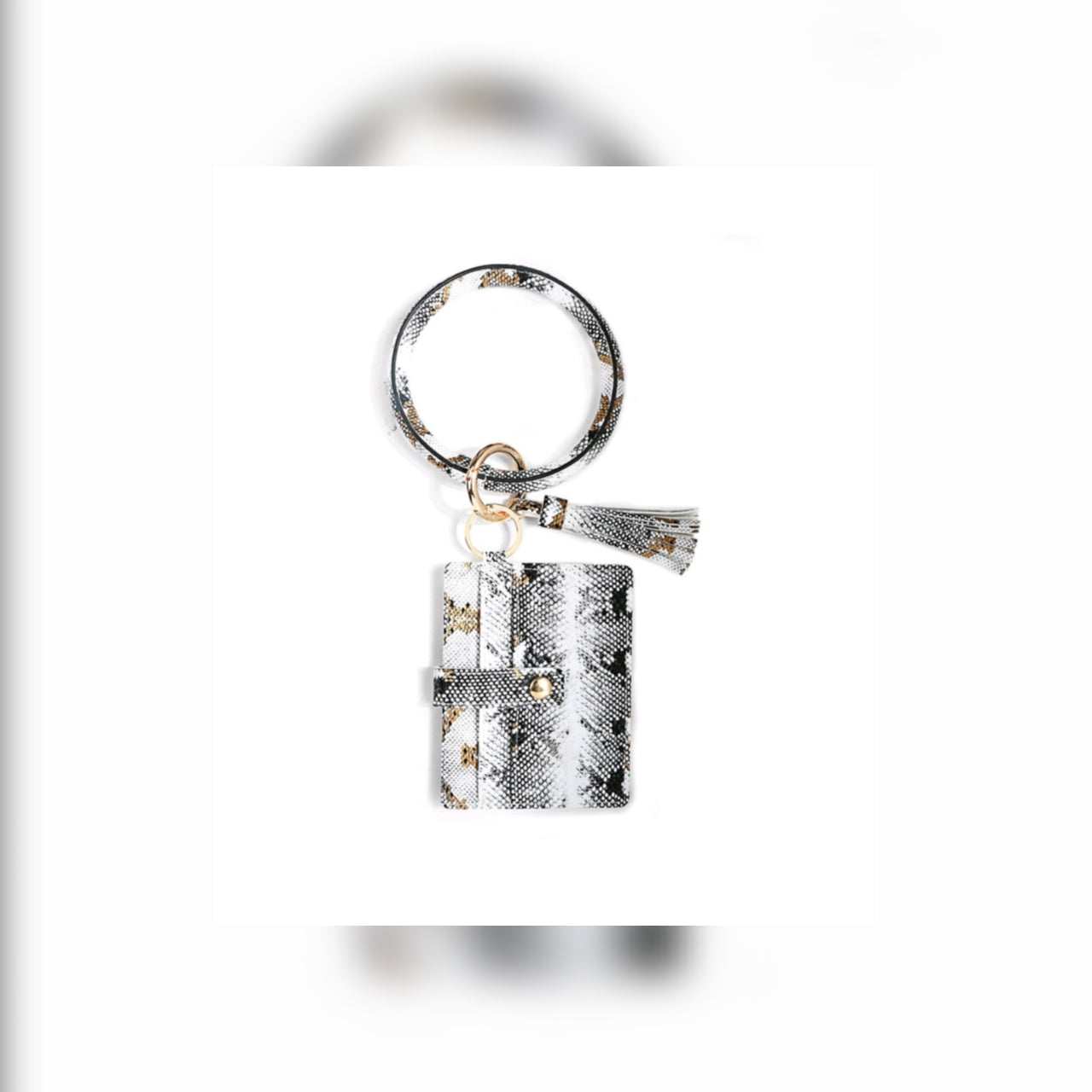 Wristlet wallet keychain
